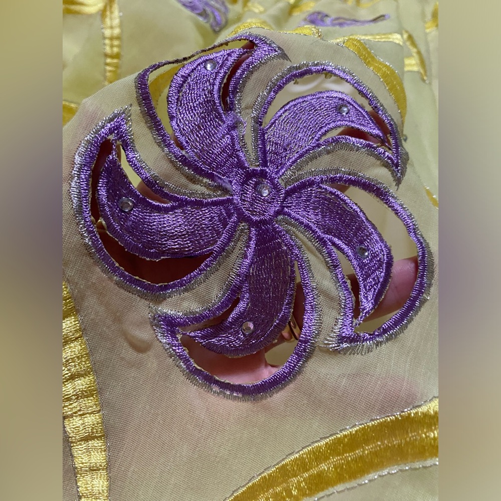 Beautiful & Unique Fully Lined Embroidered Skirt - image 4